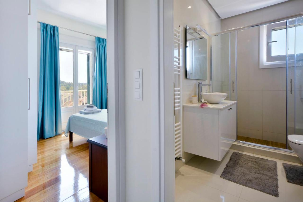 Luxury Bay View Apartment Corfu  Bagian luar foto