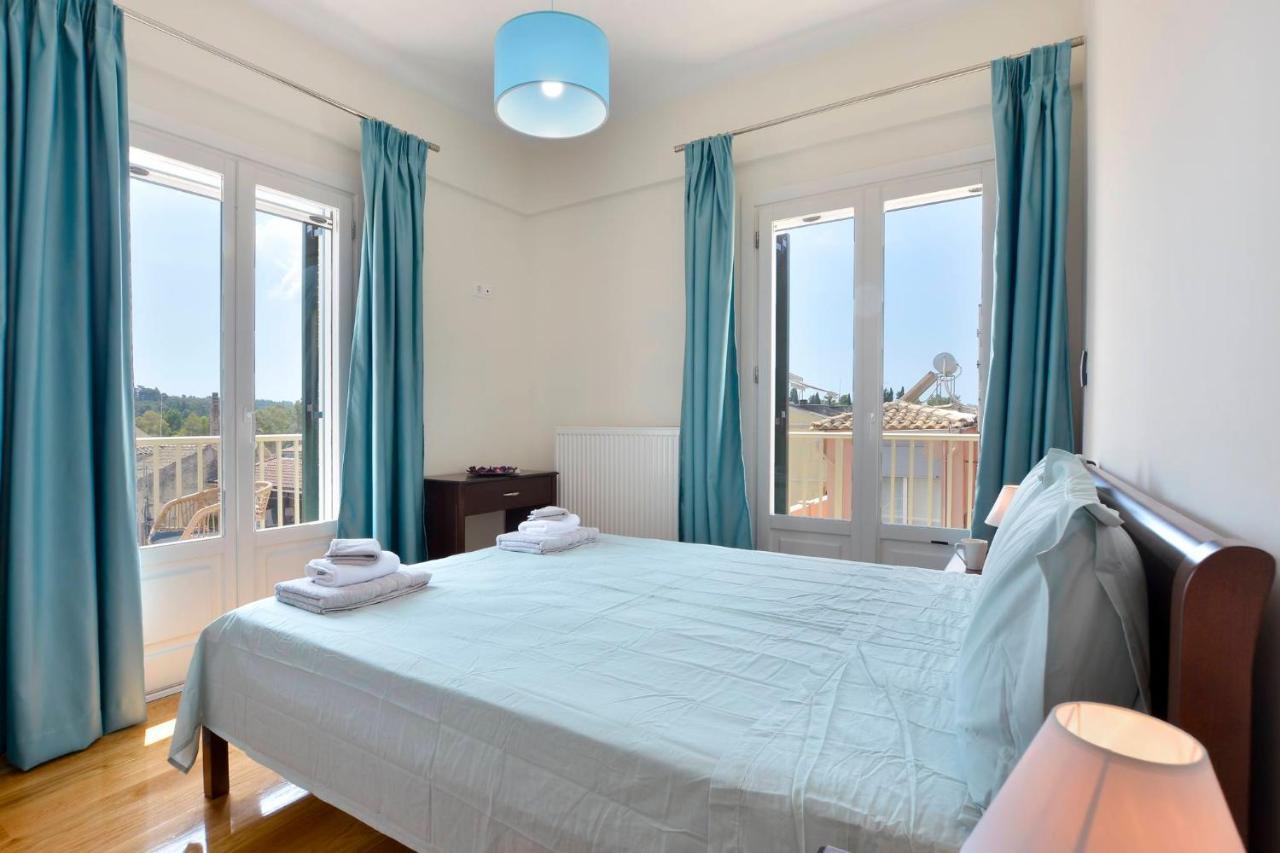Luxury Bay View Apartment Corfu  Bagian luar foto