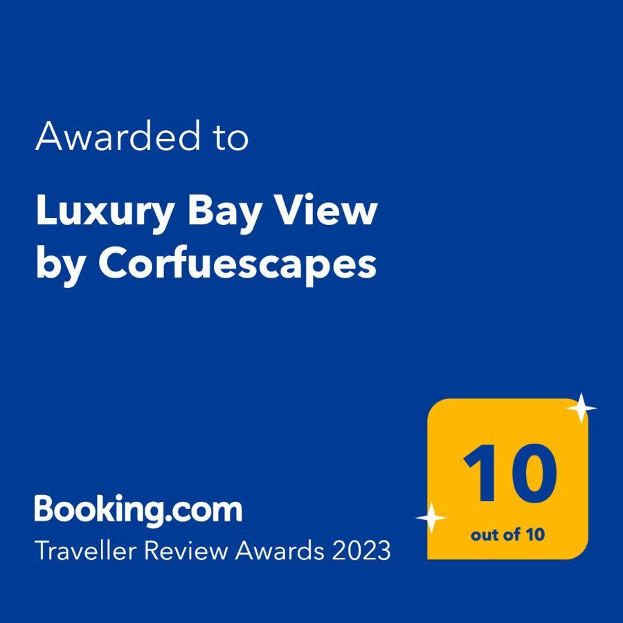 Luxury Bay View Apartment Corfu  Bagian luar foto